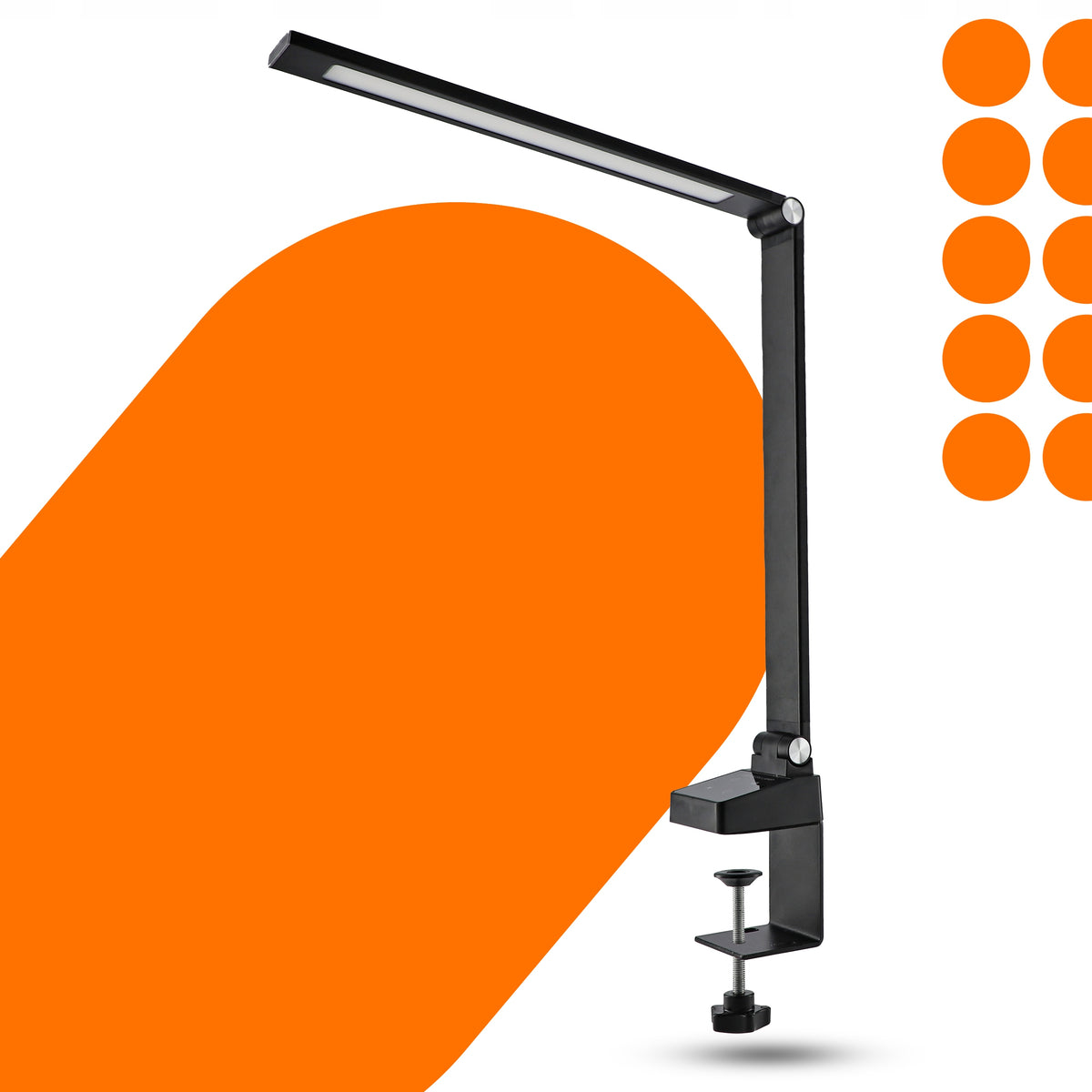 LED stolní lampa 10 W, s dotykovým ovládáním, CCT, nastavitelná