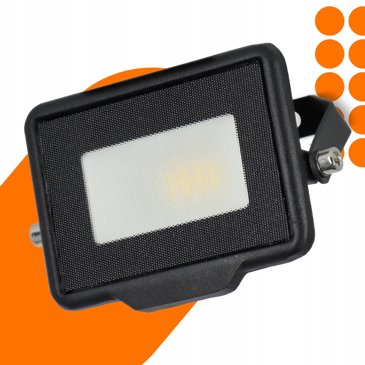 Černý LED reflektor 10 W