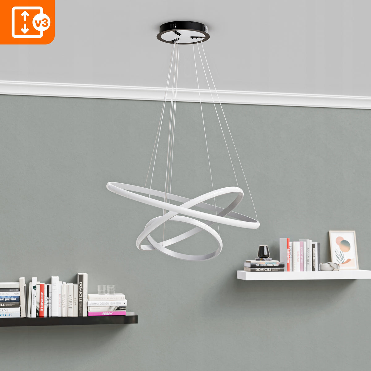Kancelářské závěsné LED svítidlo 182 W
