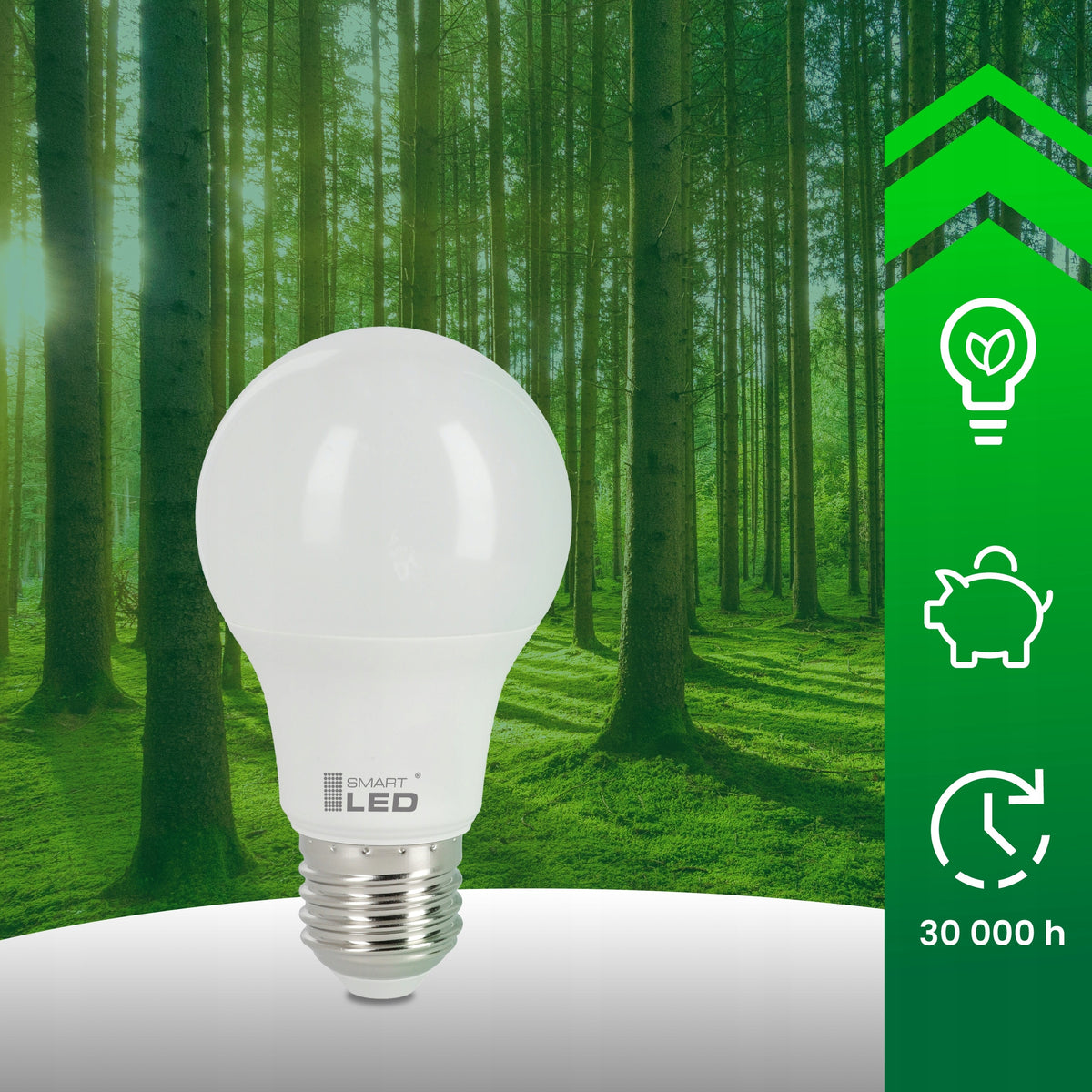 LED žárovka E27 230 V, 10 W, 920 lm, 6500 K – studená bílá