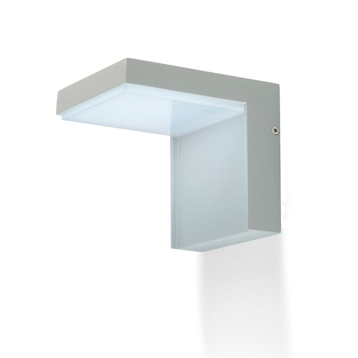 VECINO nástěnná stříbrnošedá 230V LED 5W IP54 3000K