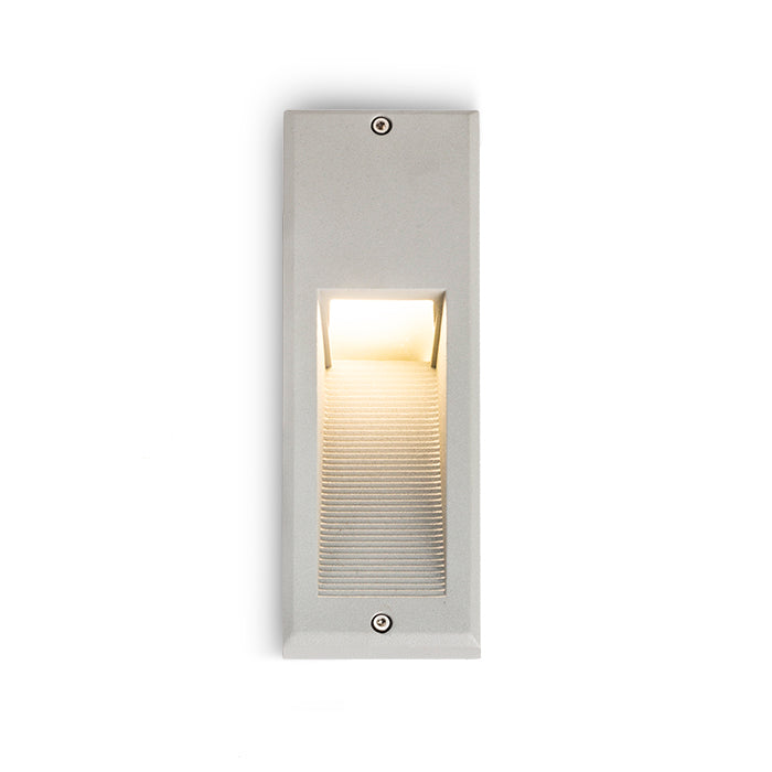 FACA zápustná stříbrnošedá 230V LED 2W IP54 3000K