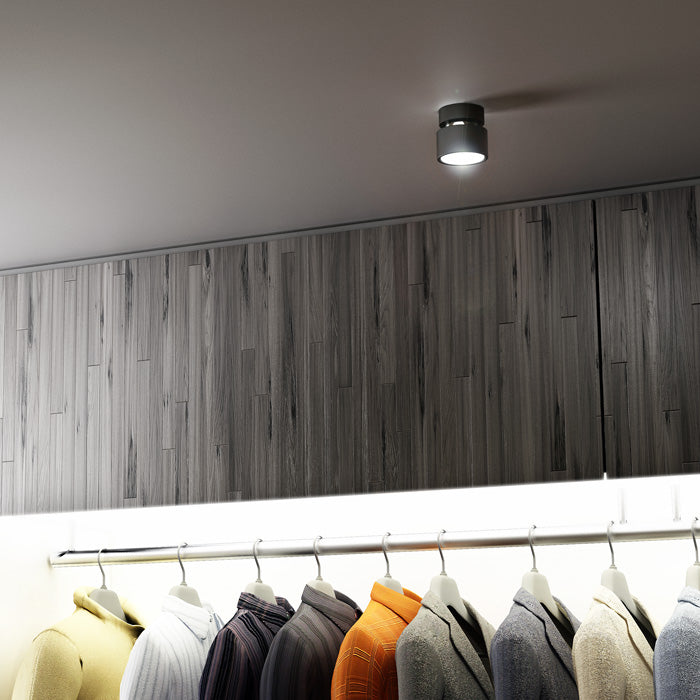 PIXIE stropní černá chrom 230V LED GX53 7W