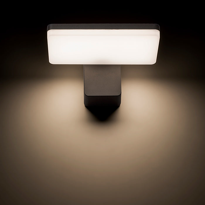 RINA nástěnná antracitová 230V LED 12W IP65 3000K