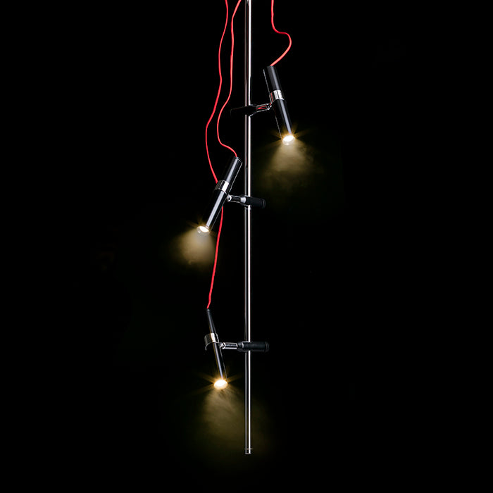 VIPER III stropní černá chrom 230V LED 3x3W 60° 3000K