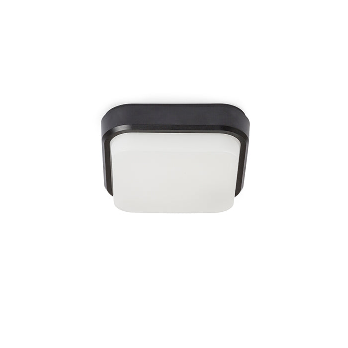 TARIS SQ 17 přisazená černá plast 230V LED 8W IP54 3000K