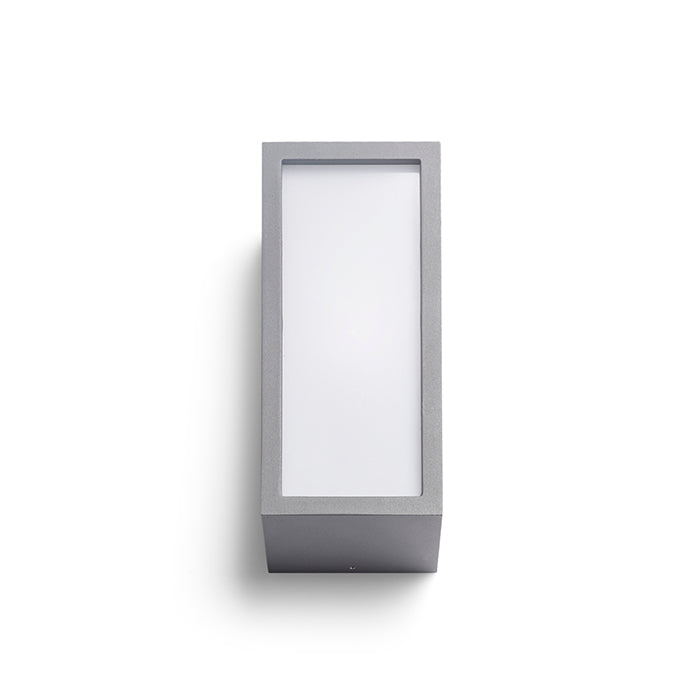 DURANT nástěnná stříbrnošedá 230V LED E27 15W IP54