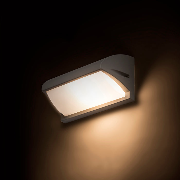 MORA nástěnná stříbrnošedá 230V LED E27 15W IP54