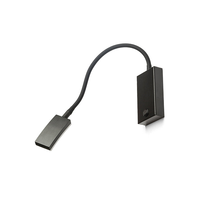 FRISCO W nástěnná černá 230V LED 4.2W 120° 3000K