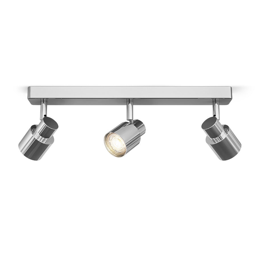 VALTO III přisazená chrom 230V GU10 LED 3x5W IP44