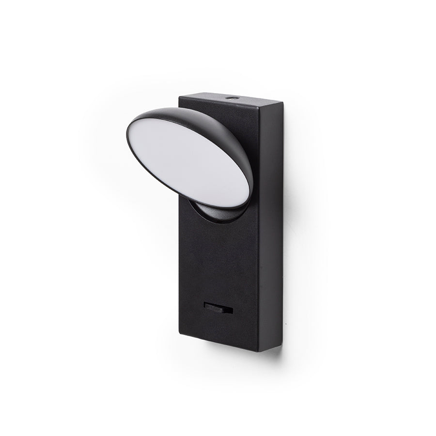 ELISEO nástěnná černá 230V LED 5W 3000K