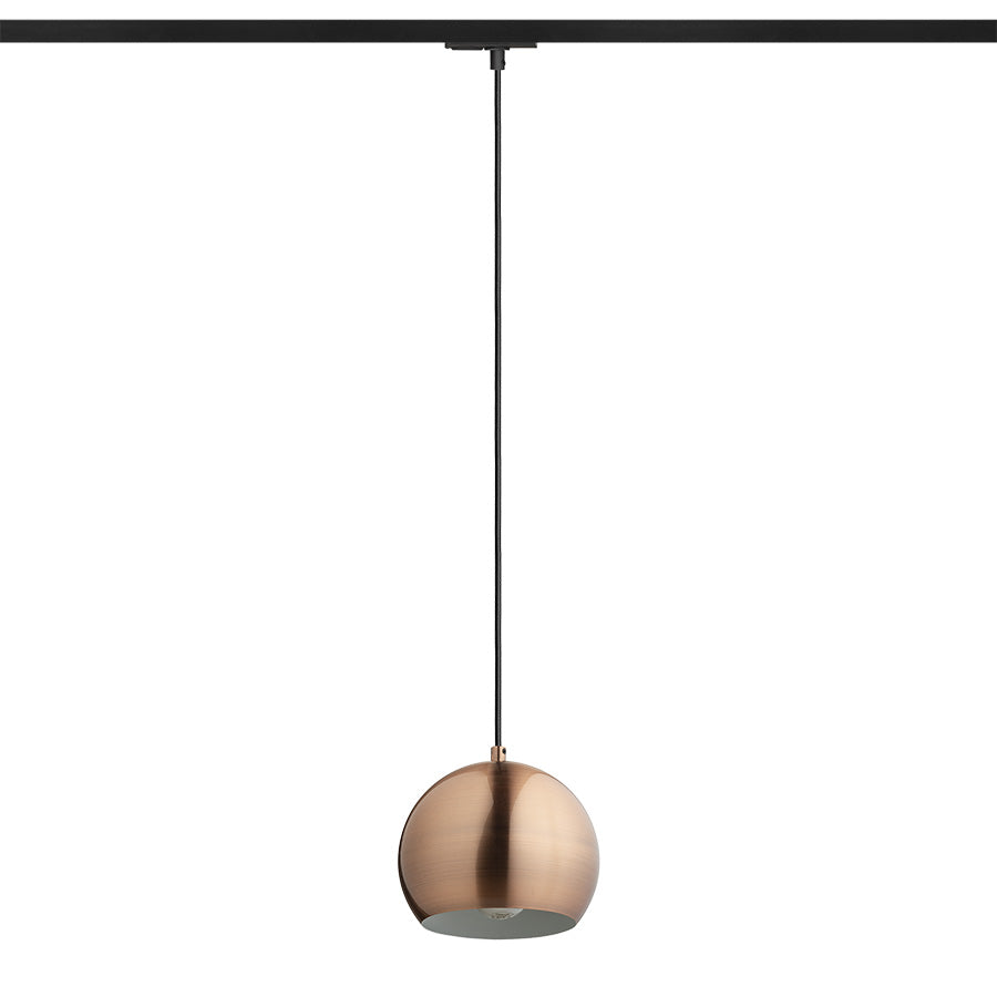 AGNETA pro jednookr. lištu závěsná česaná měď 230V LED E27 11W