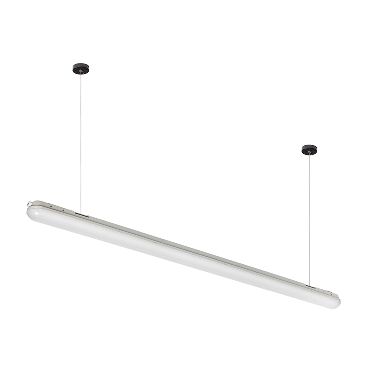 Těleso TRIDENT PRO 150, šedá/matný akryl, 60 W, neutrální bílá 4000 K, IP65