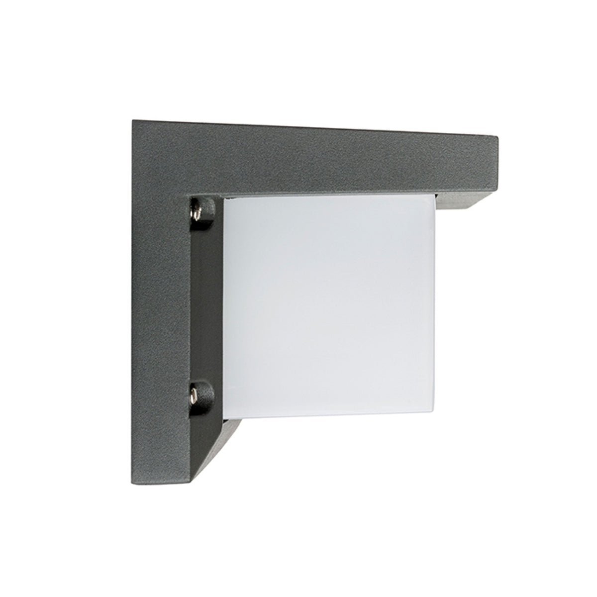 Venkovní nástěnné svítidlo HIDE RC, antracitové, patice E27, 15 W, IP54