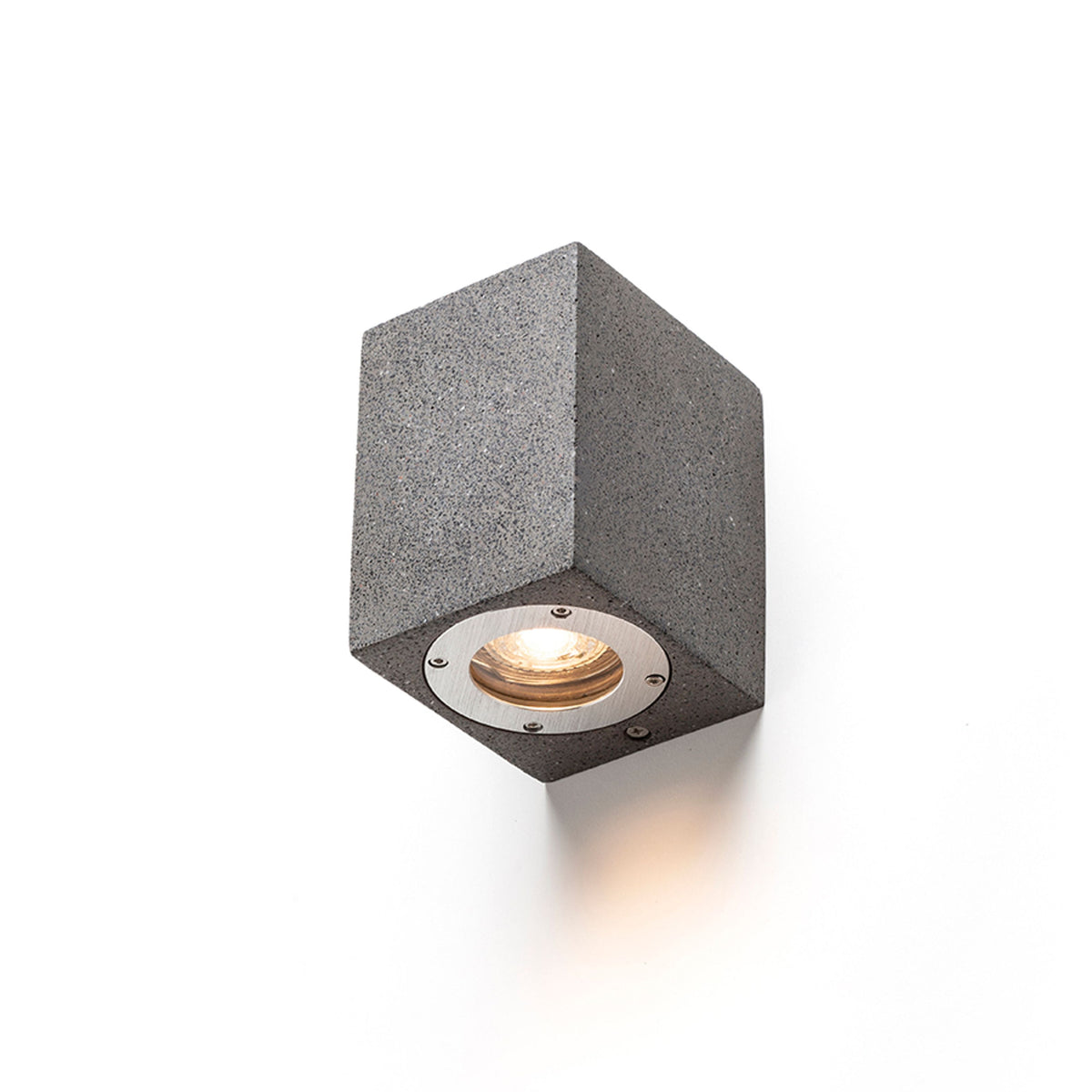 Venkovní nástěnné svítidlo KANE I, beton/dekor tmavý granit, patice GU10, 5 W, IP65