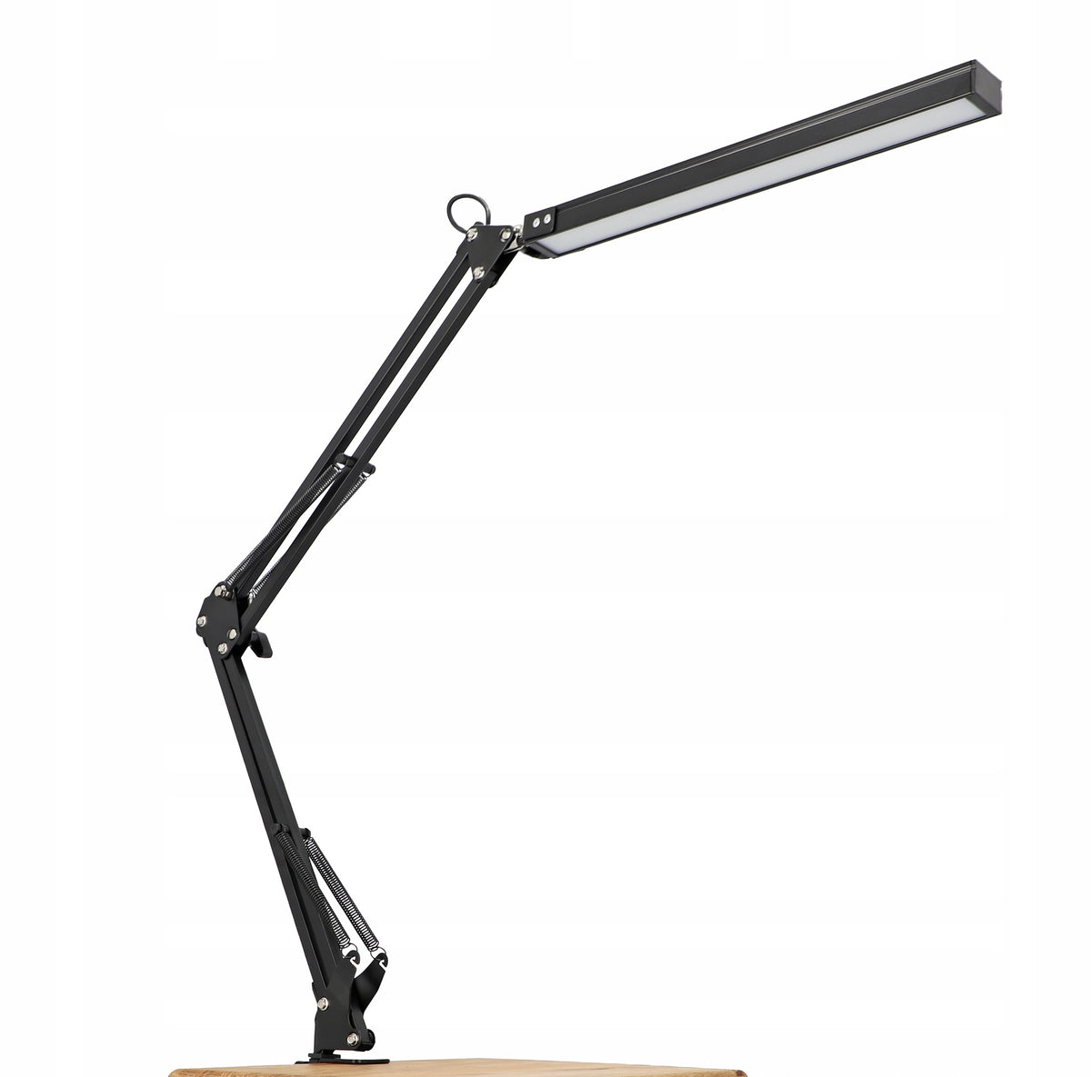 LED stolní lampa, stmívatelná, s klipsem