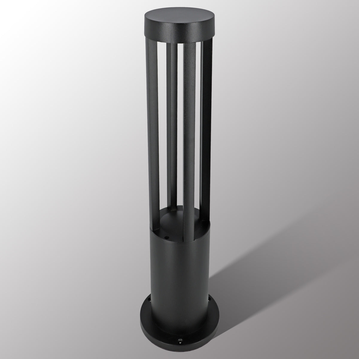 Černý venkovní osvětlovací sloupek 230 V, 12 W, 60 cm, IP65