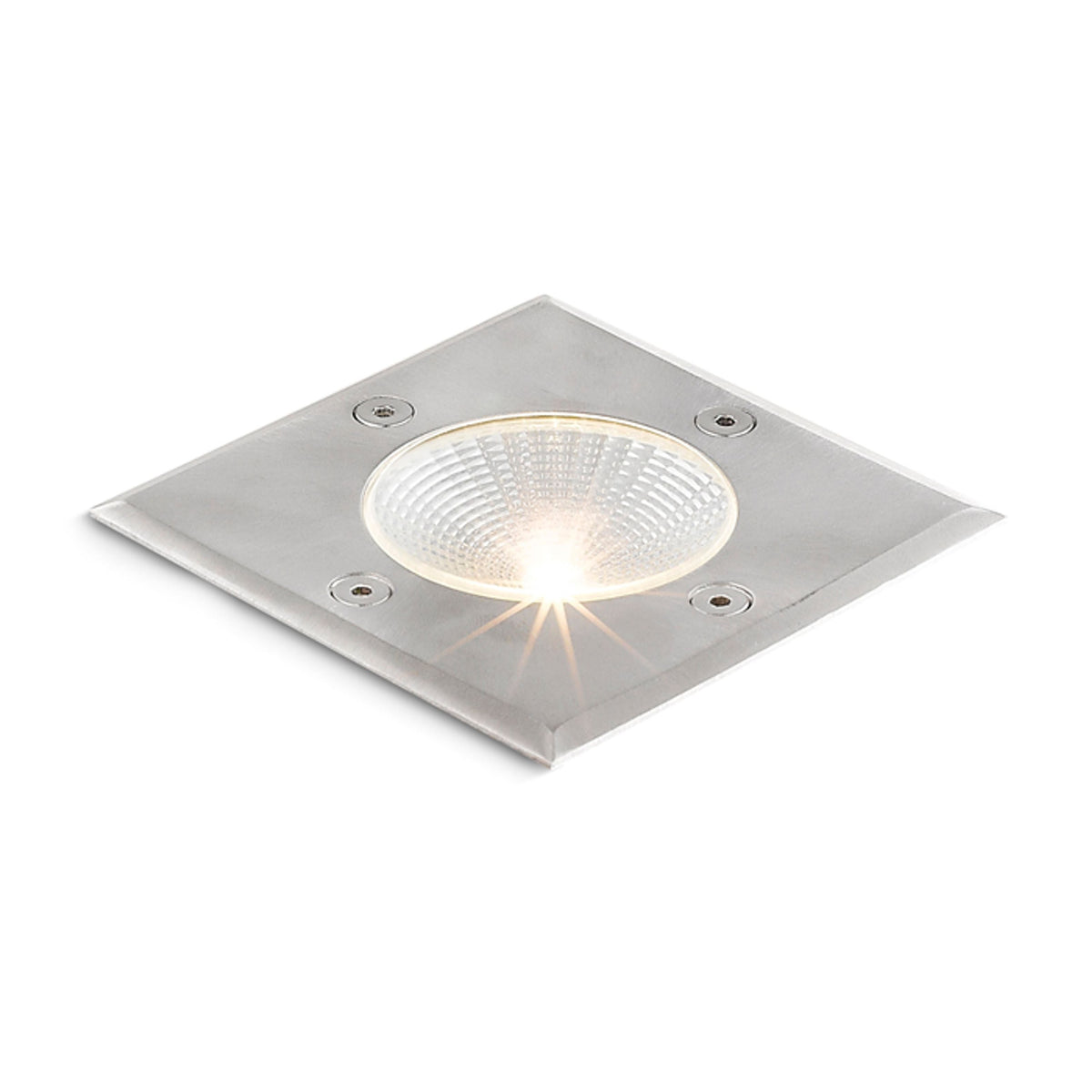 Venkovní zápustné LED svítidlo RIZZ SQ 105, nerezová ocel, 3 W, teplá bílá 3000 K, IP65 – fotografie 6