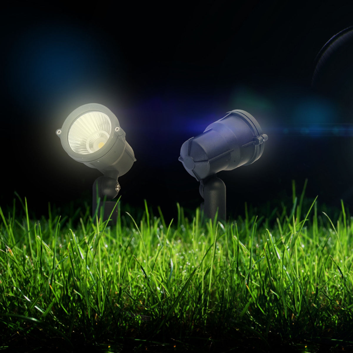 Venkovní zápichové LED svítidlo GARY LED, šedé, 10 W, teplá bílá 3000 K, IP65 – fotografie 4