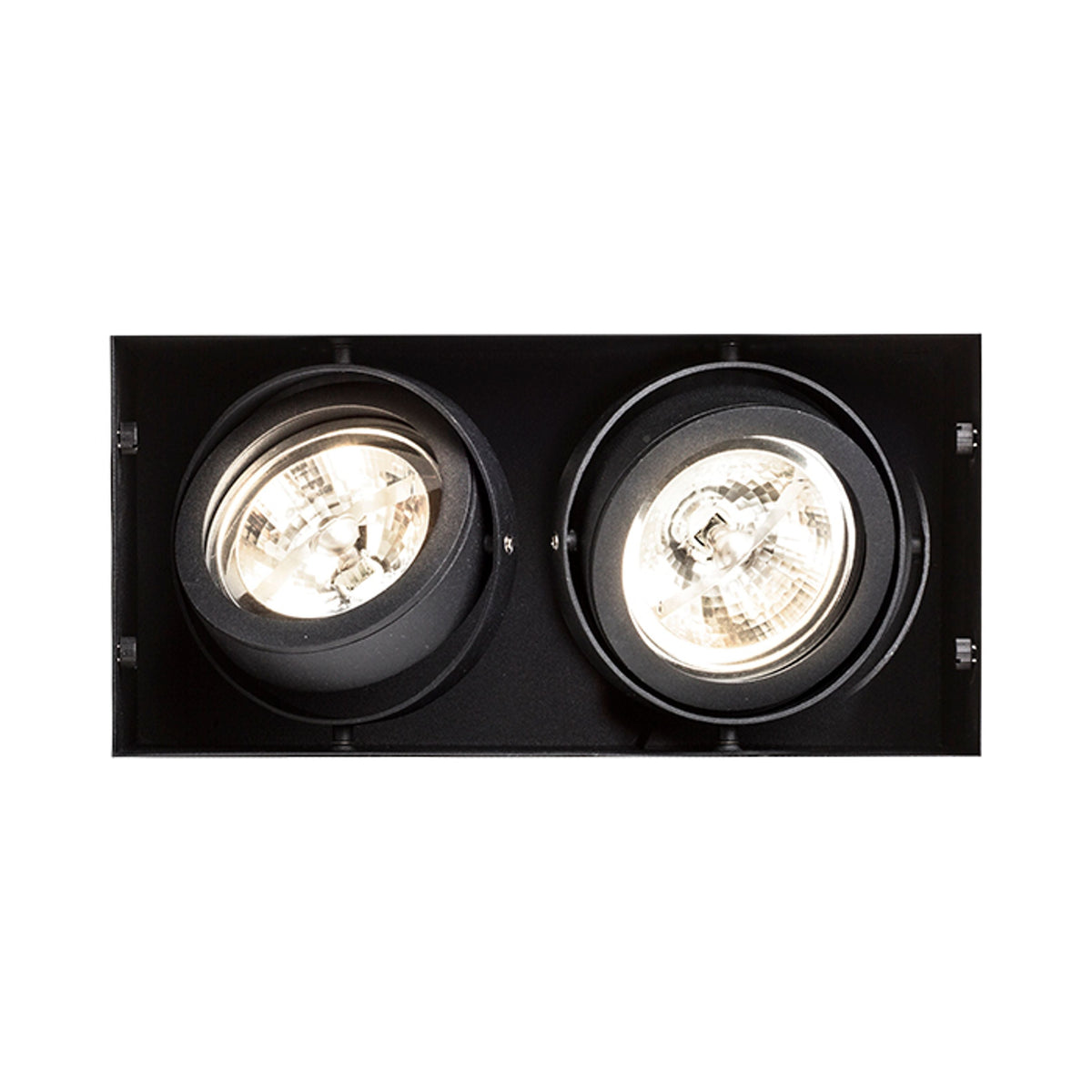 Zápustné svítidlo ELECTRA II, černé, patice G53, 2× 15 W, 12 V – fotografie 11