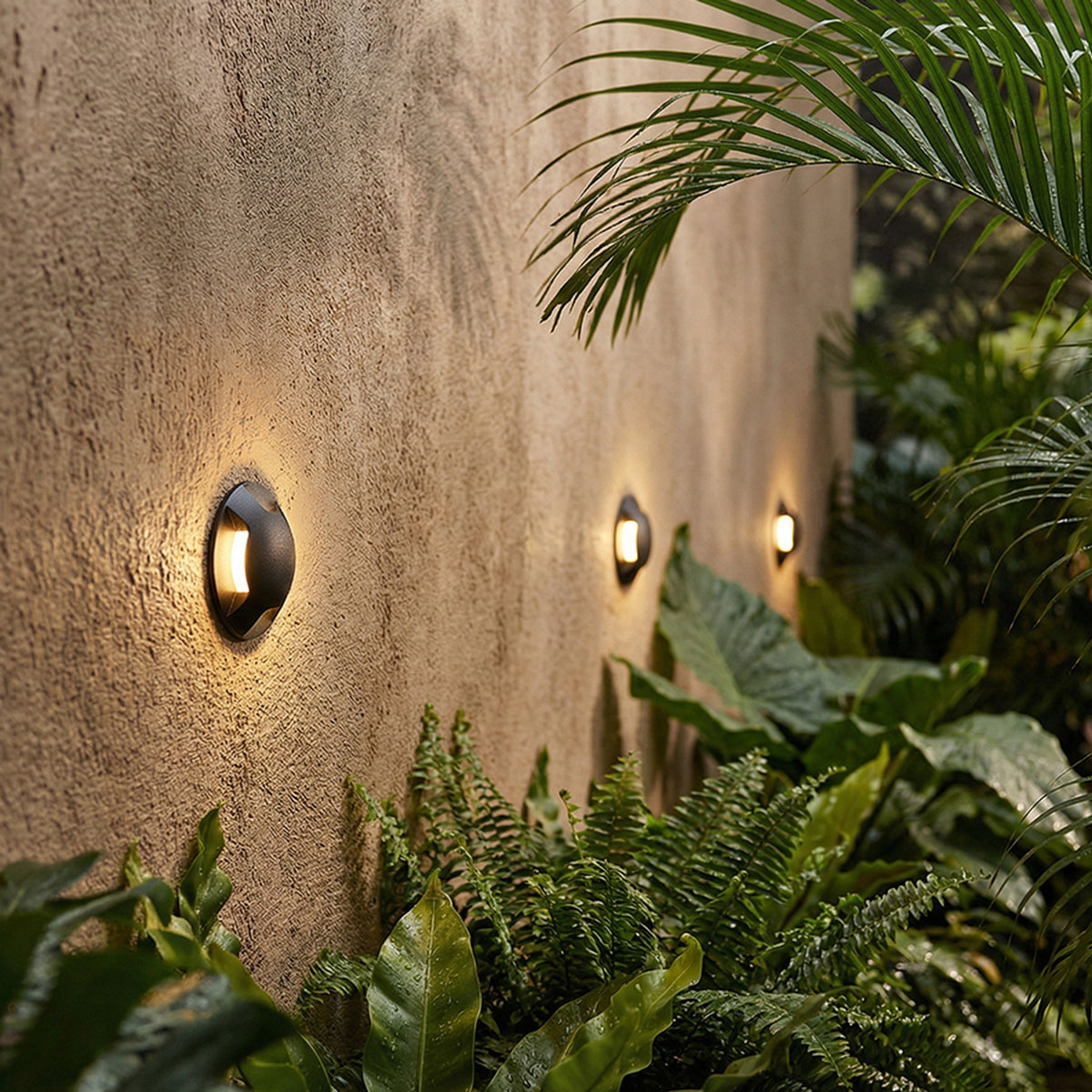 Venkovní zápustné LED svítidlo KICK III, černé, 3 W, teplá bílá 3000 K, IP54 – fotografie 10