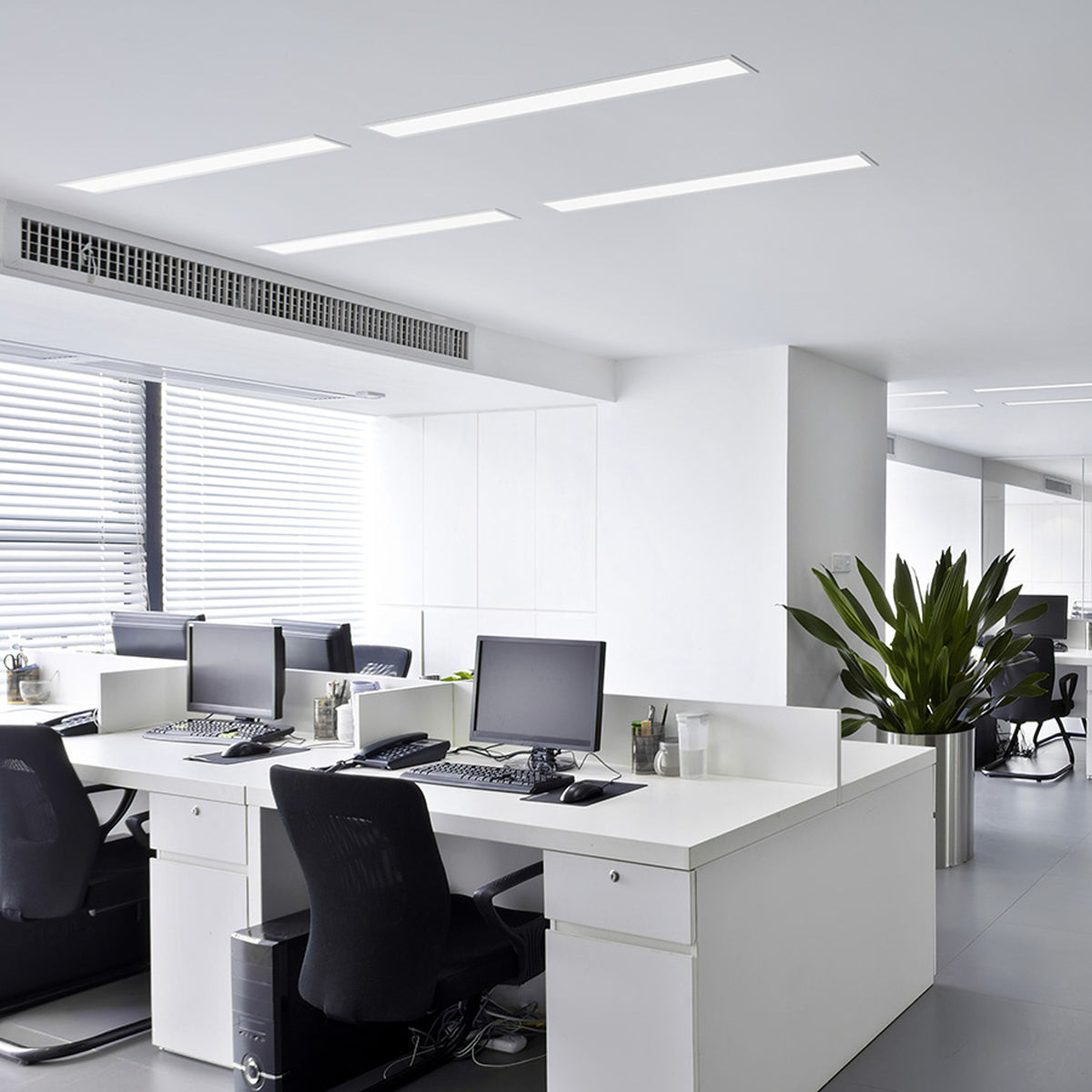 Zápustné LED svítidlo PESANTE 90, bílé, 40 W, teplá bílá 3000 K – fotografie 9
