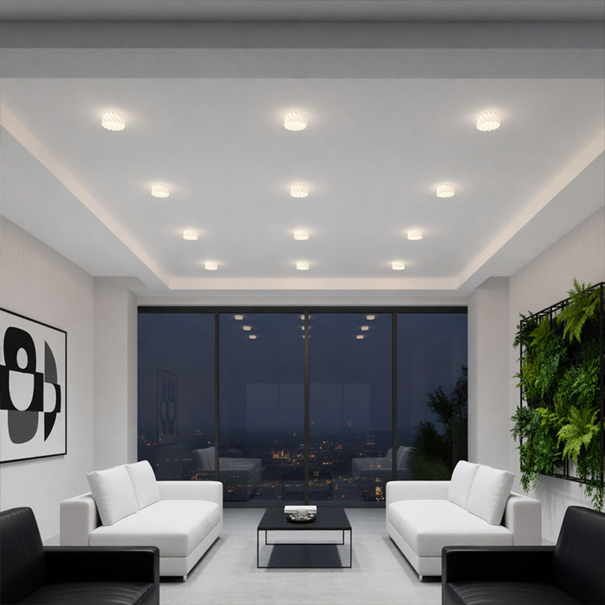 Zápustné LED svítidlo MARENGA RW2 60, bílá/Eco/PLA, 6 W, teplá bílá 3000 K – fotografie 10