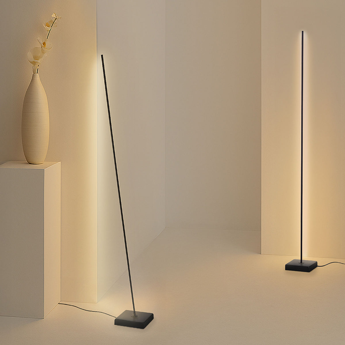 Stojací lampa ANEMONA 120, černá, 15 W, teplá bílá 3000 K – fotografie 9