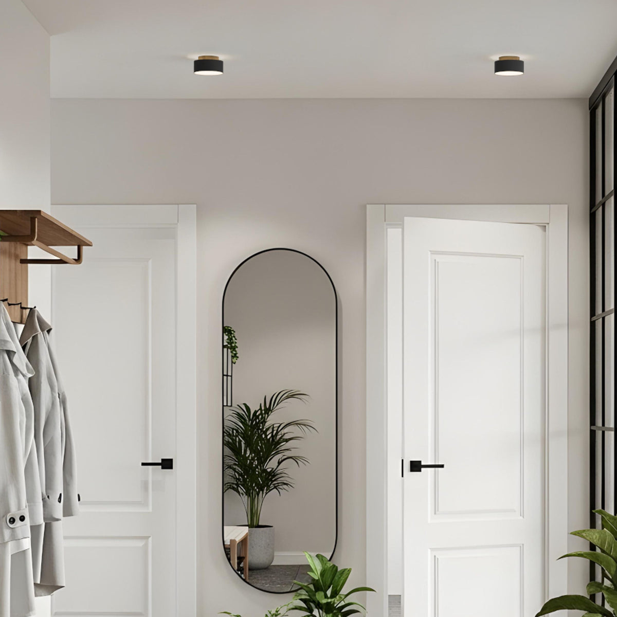 Přisazené nástěnné LED svítidlo MARLENE 14, černé, 18 + 6 W, teplá bílá 3000 K – fotografie 5
