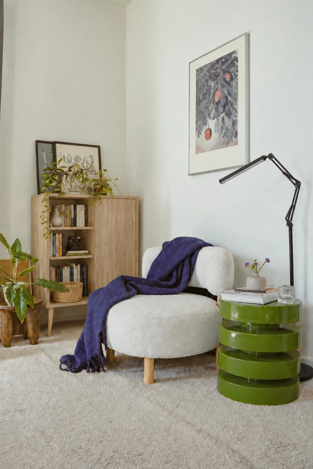 Chvíle na čtení, reálná fotografie upravená o produkty Auranest