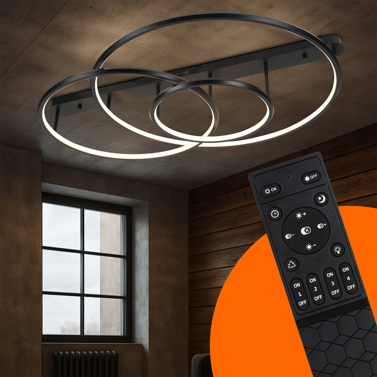 LED stropní svítidlo 156 W, IP20