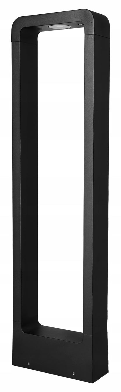 Černý venkovní osvětlovací sloupek 80 cm – neutrální bílá, IP44