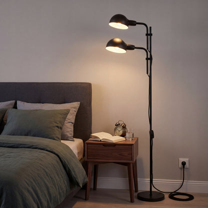 Stojací lampa E27, nastavitelná