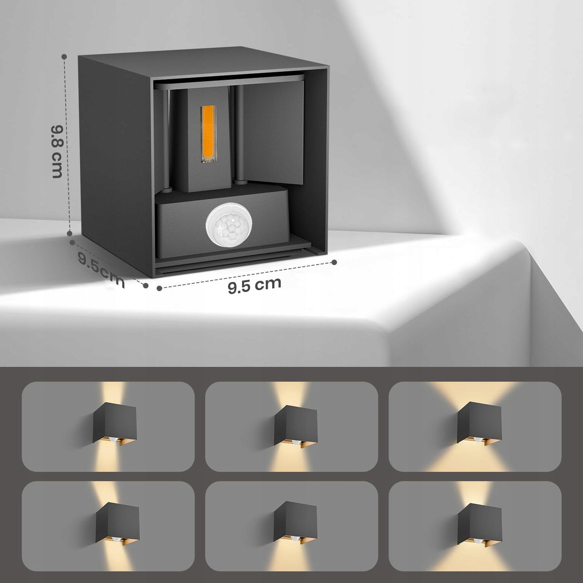 LED fasádní svítidlo 10 W, IP65