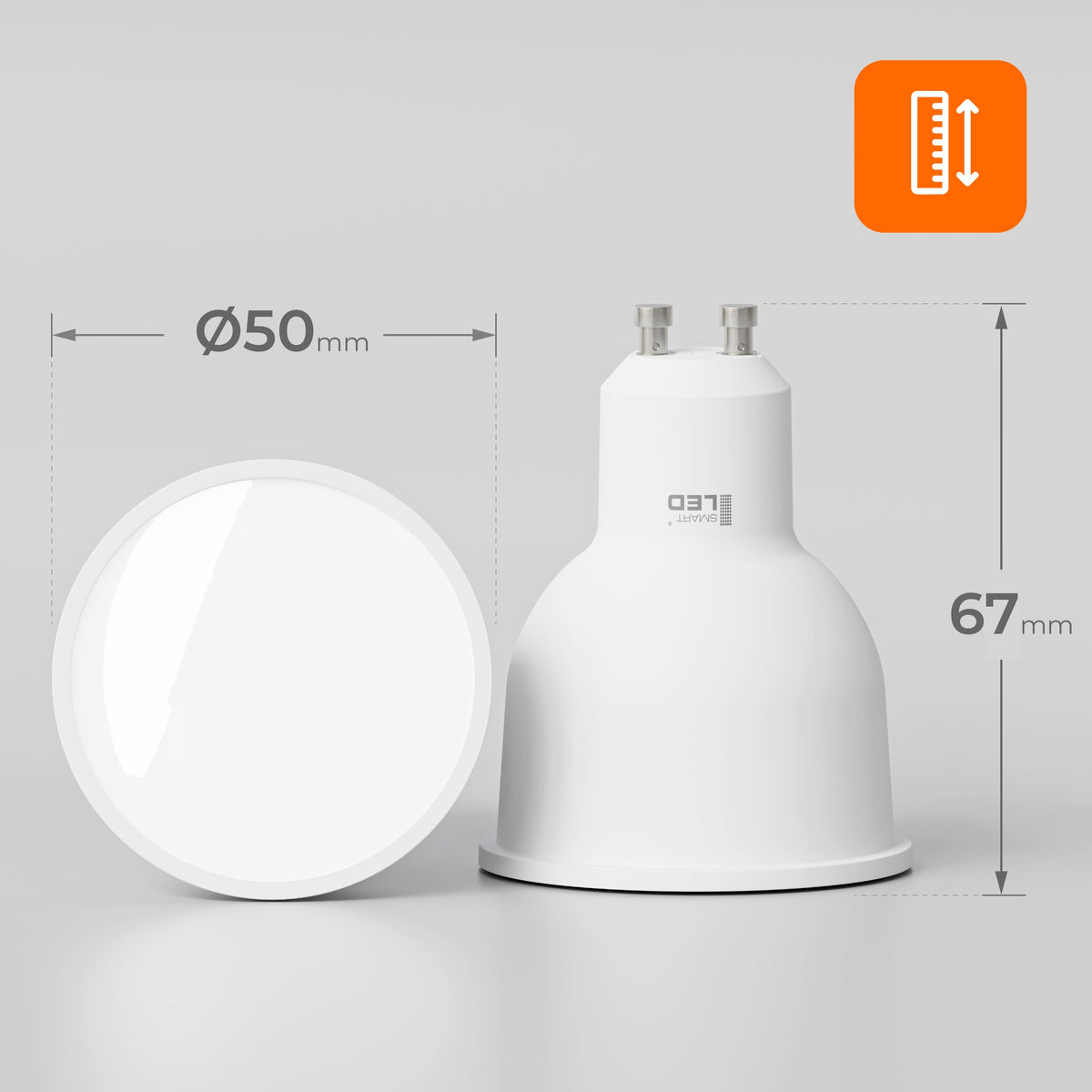 LED žárovka GU10 230 V, 12 W, 4000 K
