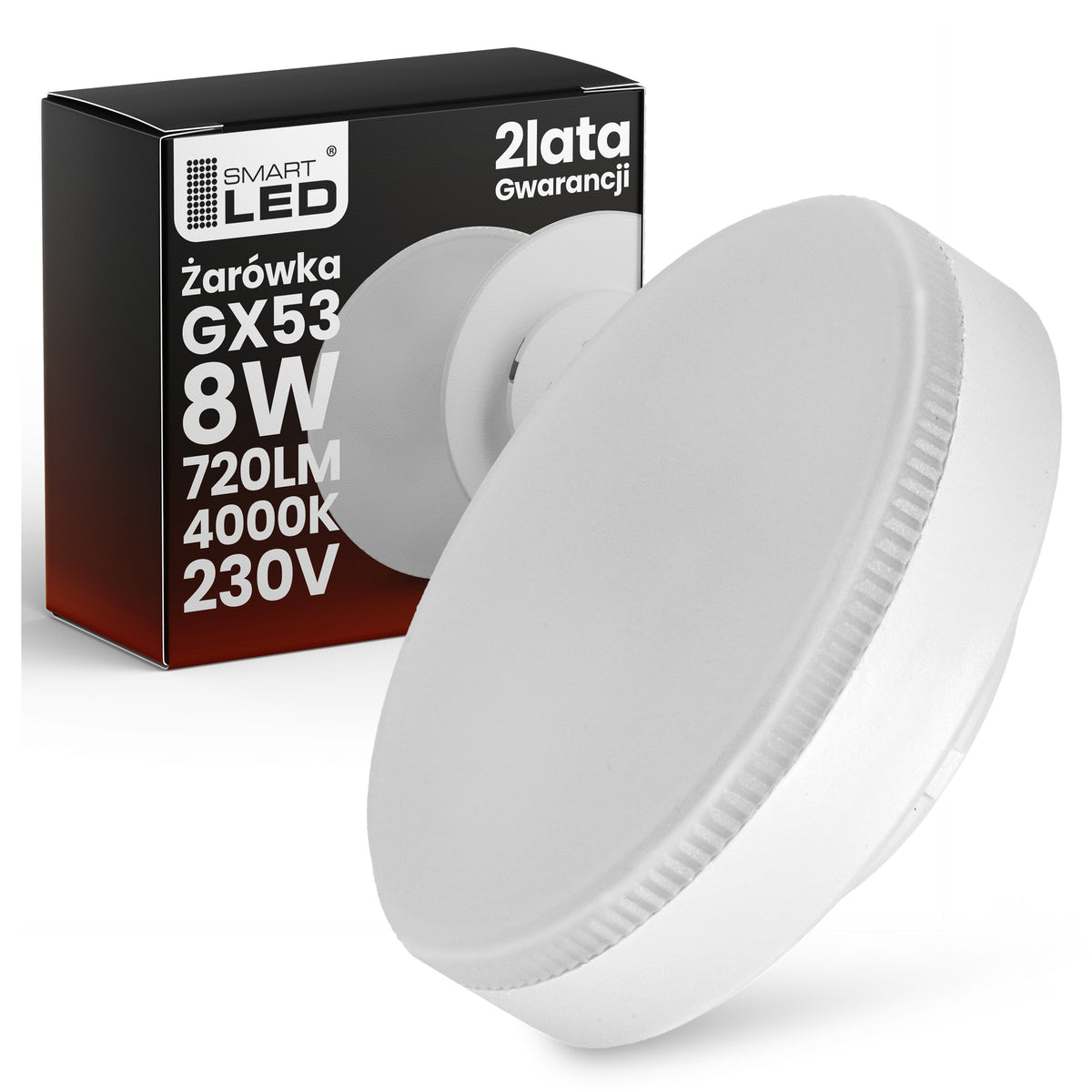 LED žárovka GX53 8 W, 720 lm, 4000 K