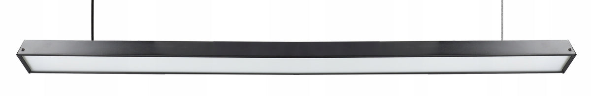 Černé kancelářské závěsné LED svítidlo 60 W, 2 m
