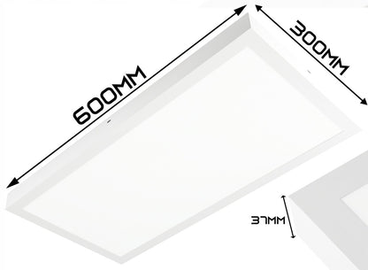 Přisazený LED panel 36 W, 30 × 60 cm