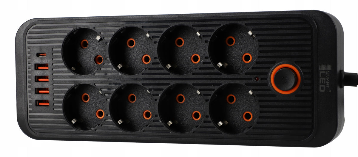 Prodlužovací kabel 230 V, 2 m, USB