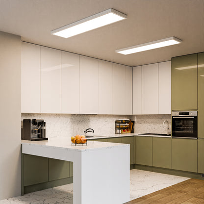 Stropní LED svítidlo 5600 lm, 30 × 120 cm
