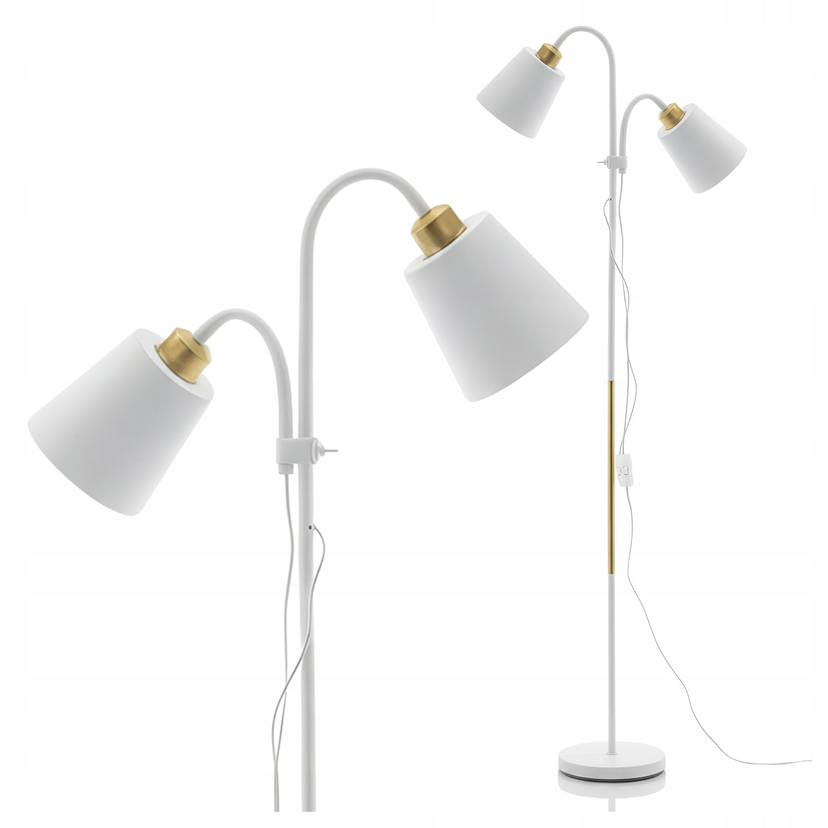 Stojací lampa E27, nastavitelná