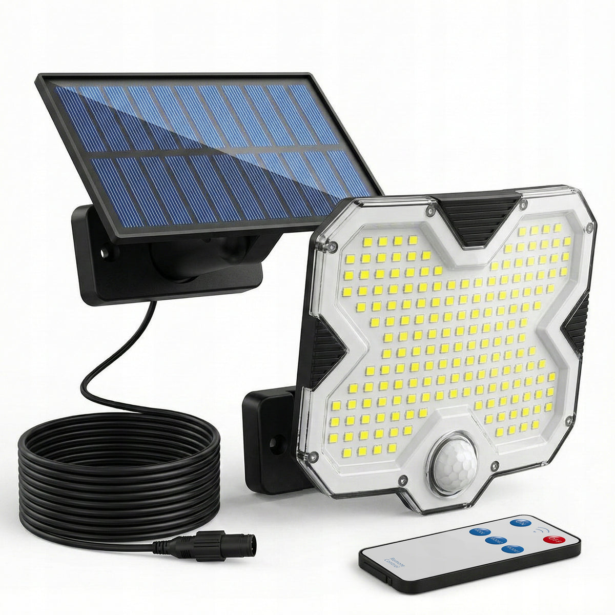 LED solární pouliční svítidlo, IP44