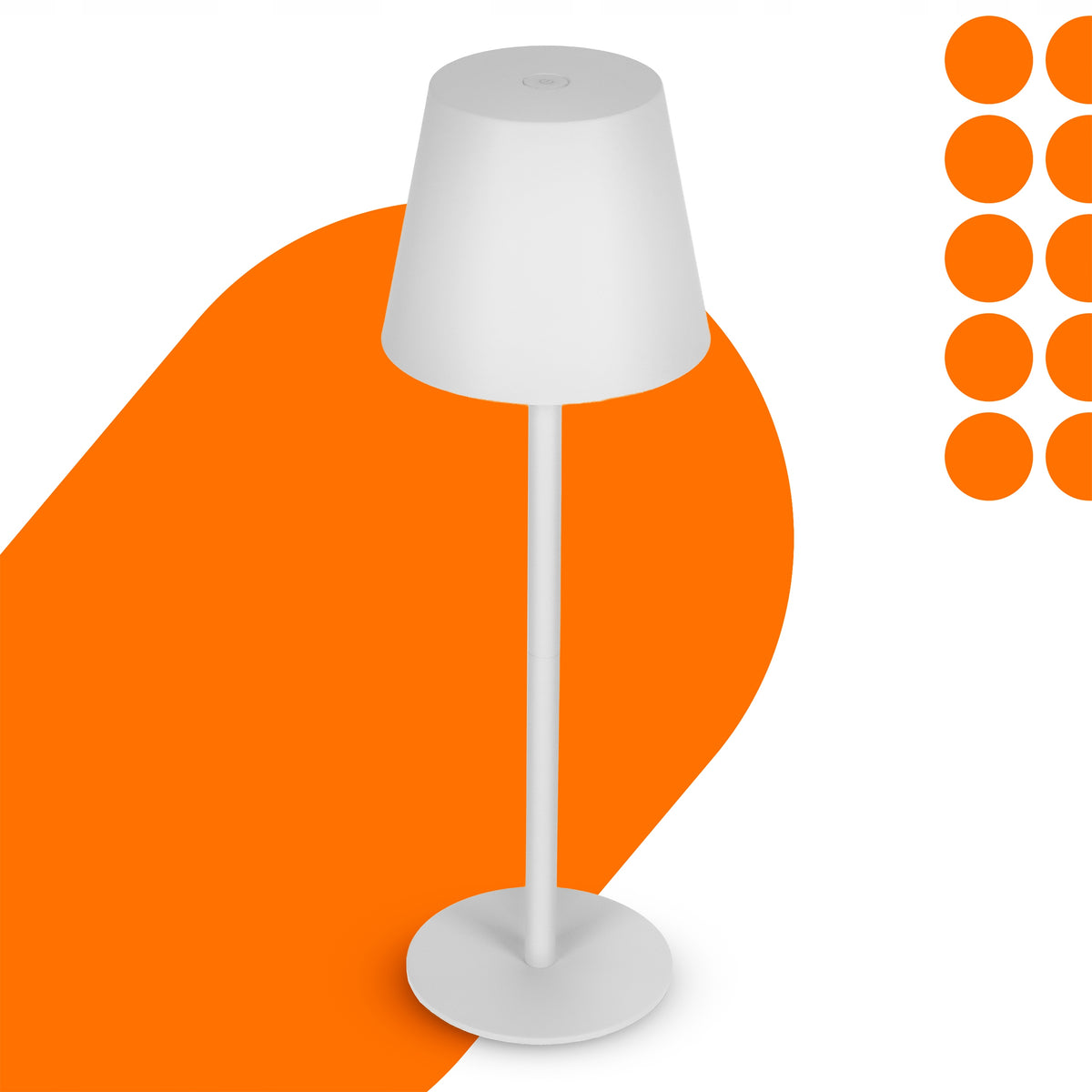 LED stolní lampa, s dotykovým ovládáním, 3 režimy barvy světla