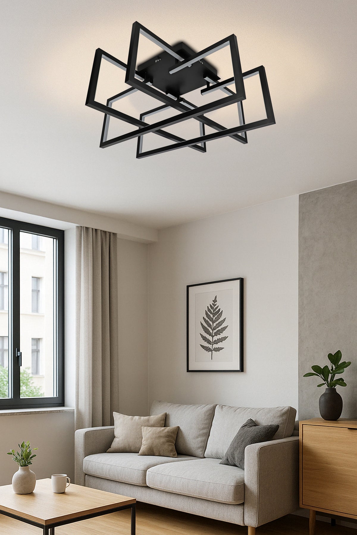 Bílé LED závěsné svítidlo – teplá bílá