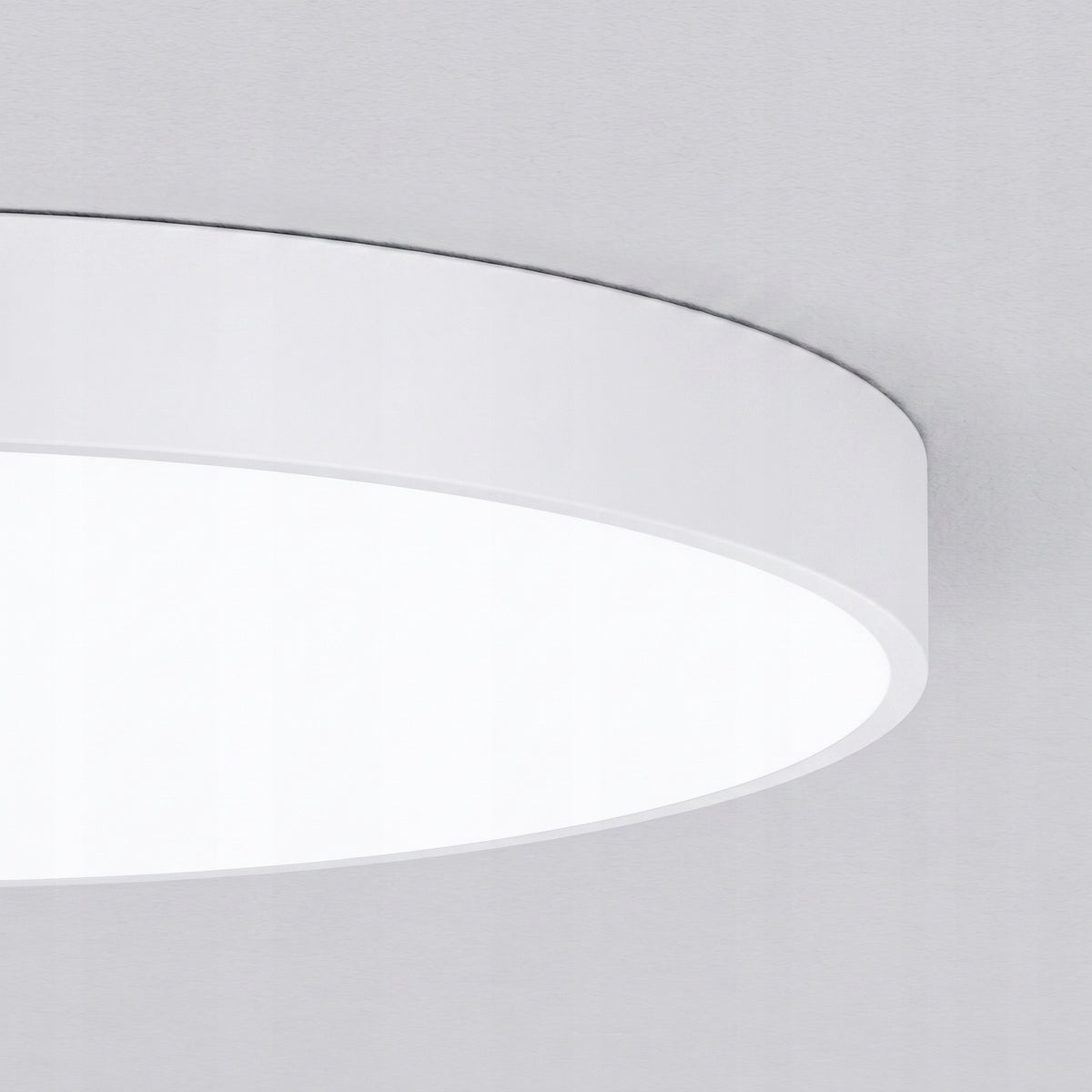 Bílé kulaté stropní LED svítidlo 48 W, 4800 lm, 50 cm