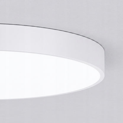 Bílé kulaté stropní LED svítidlo 48 W, 4800 lm, 50 cm