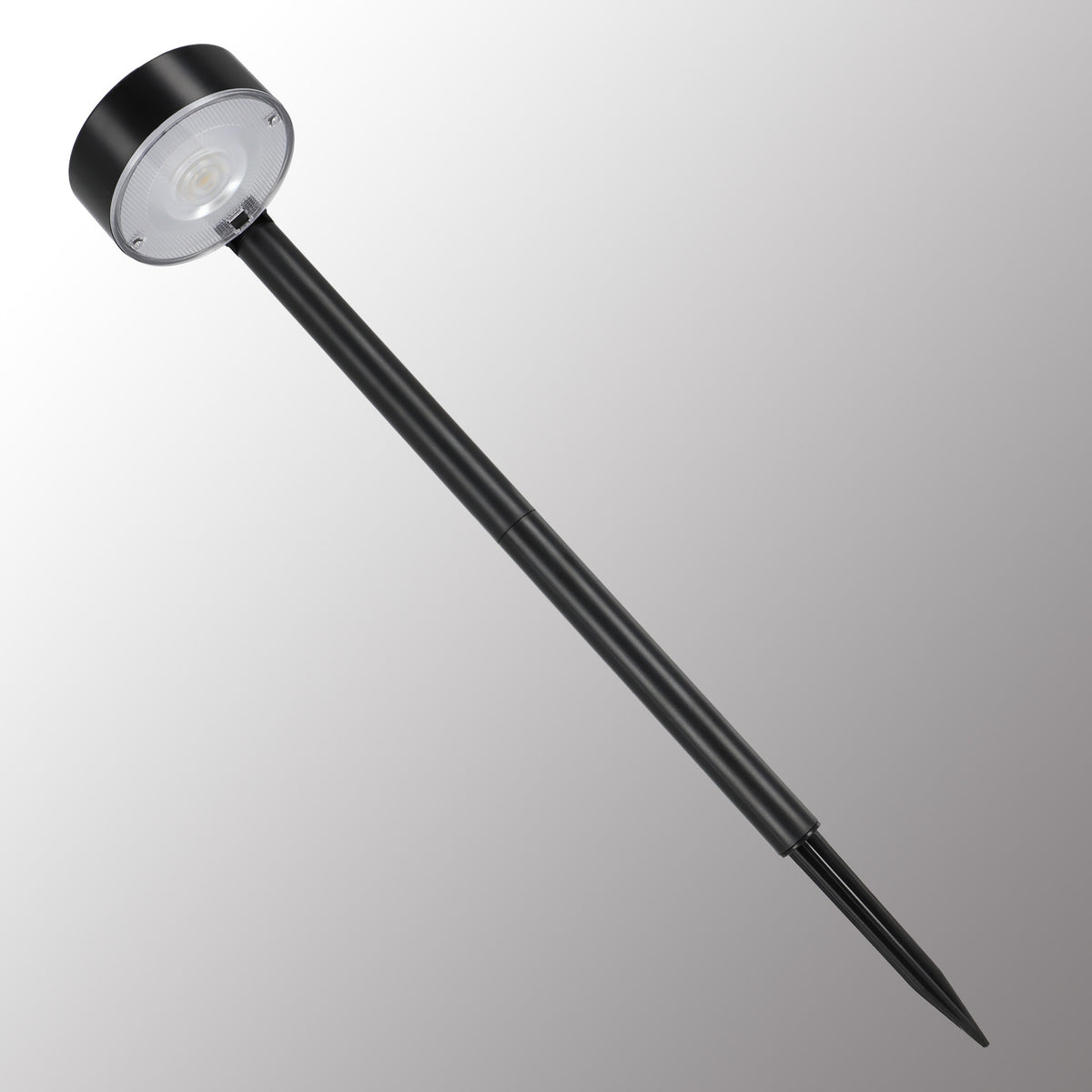 Černé LED solární zápichové svítidlo, IP65