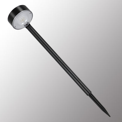 Černé LED solární zápichové svítidlo, IP65