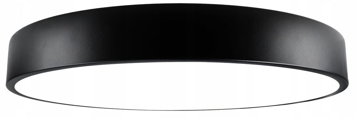 Černé stropní LED svítidlo 30 W, 40 cm