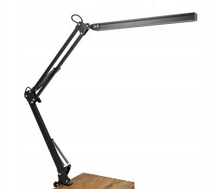 LED stolní lampa, stmívatelná, s klipsem